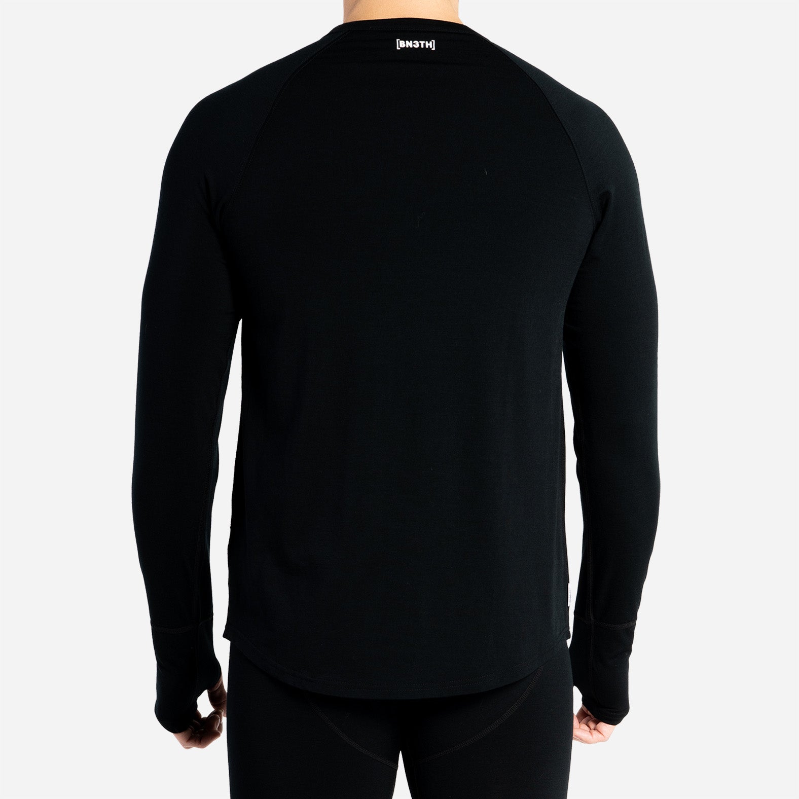 Merino Crew Neck: Black