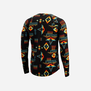 Merino Crew Neck: Southwest Black