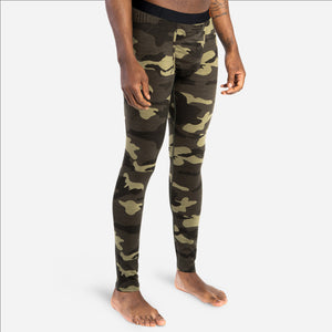 Merino Full Length: Spruce Green Camo