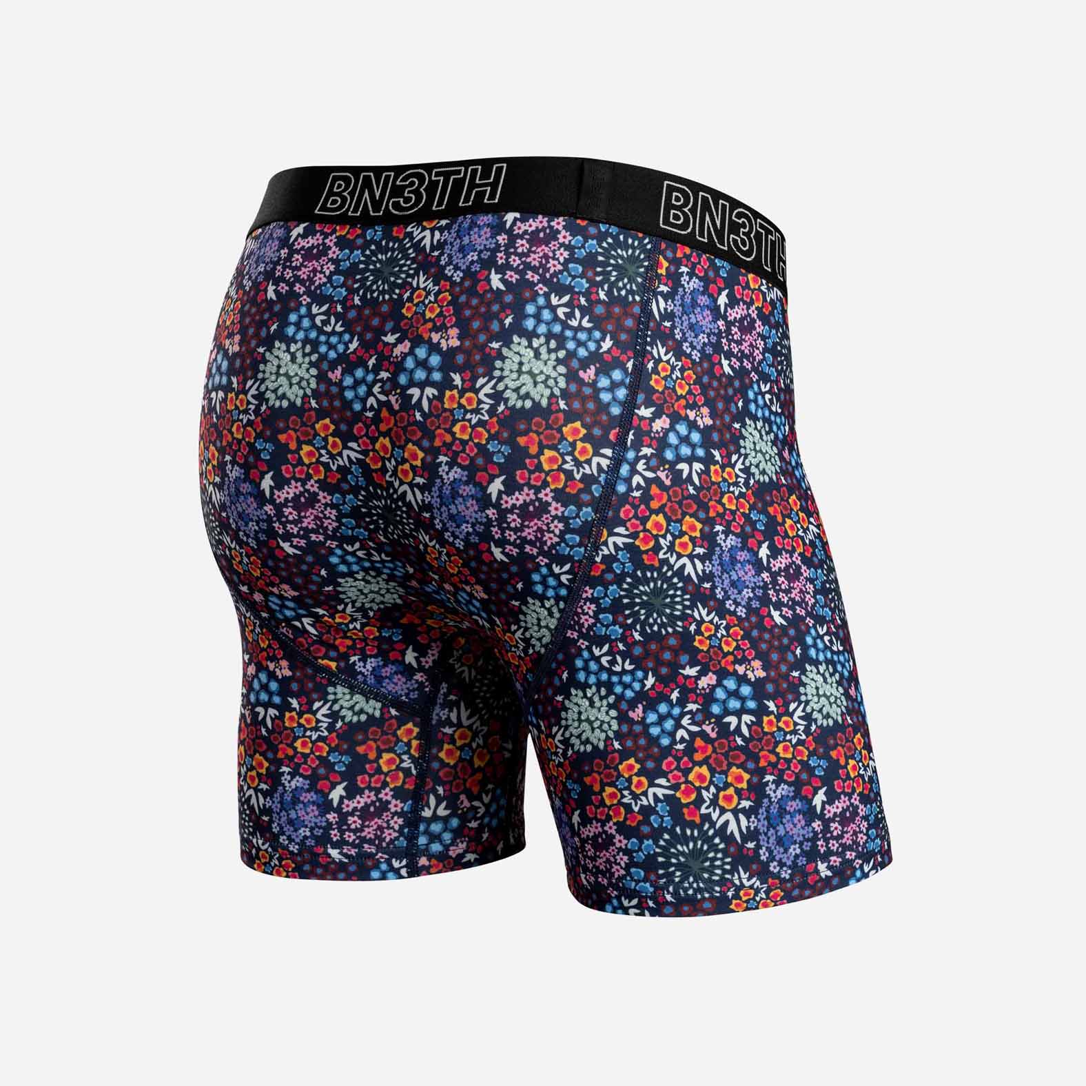 INCEPTION BOXER BRIEF: FLORAL FIELD NAVAL