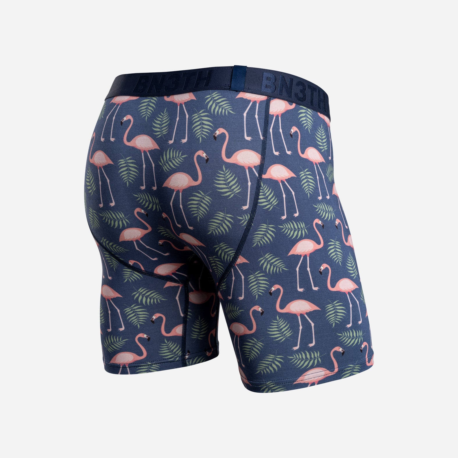Classic Icon Boxer Brief: Flamingos Navy
