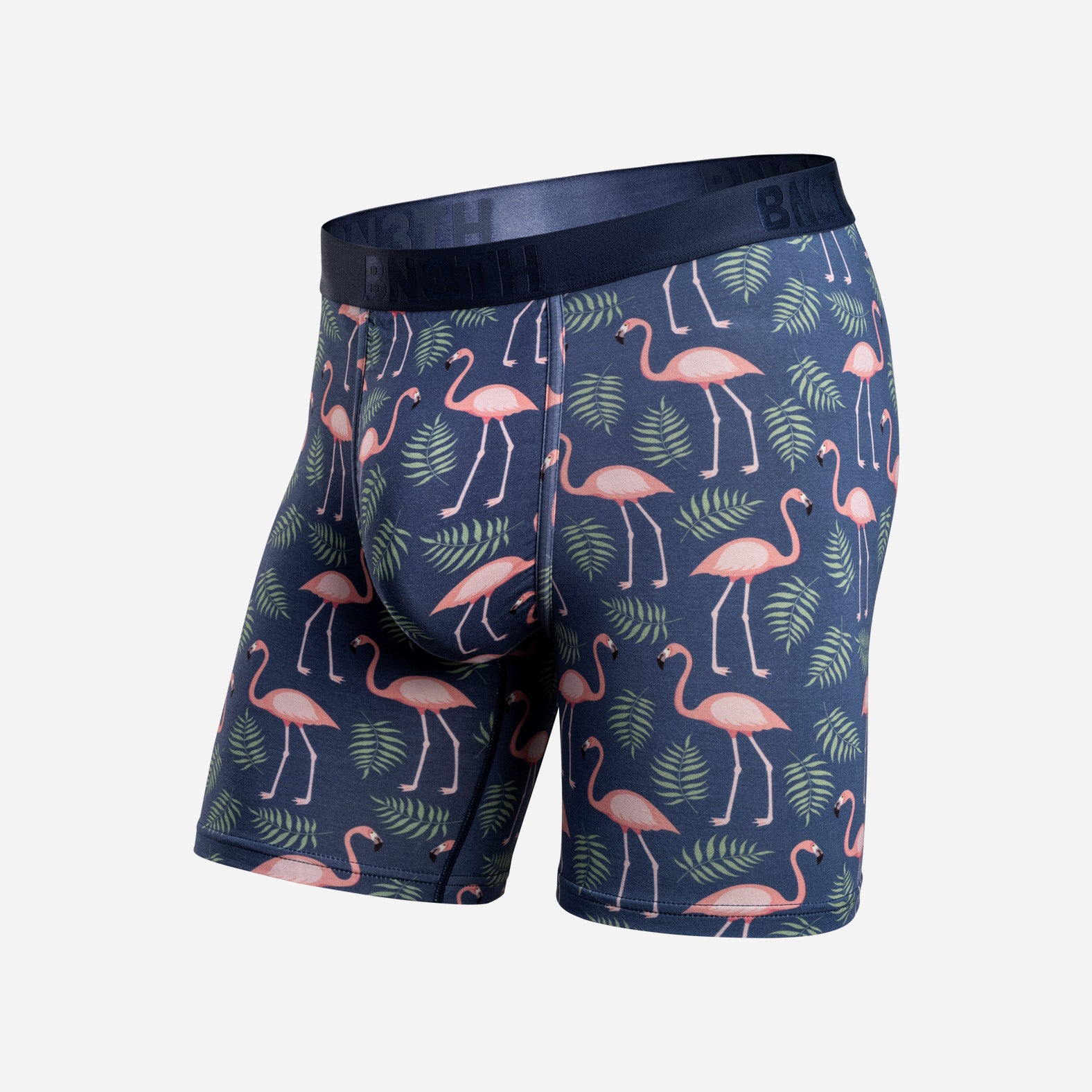 Classic Icon Boxer Brief: Flamingos Navy