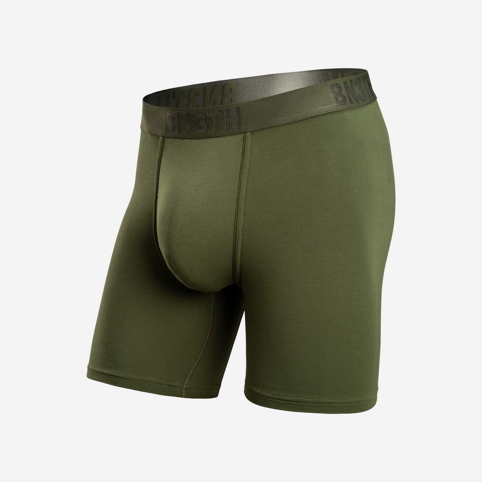 Classic Icon Boxer Brief With Fly: Bronze Green