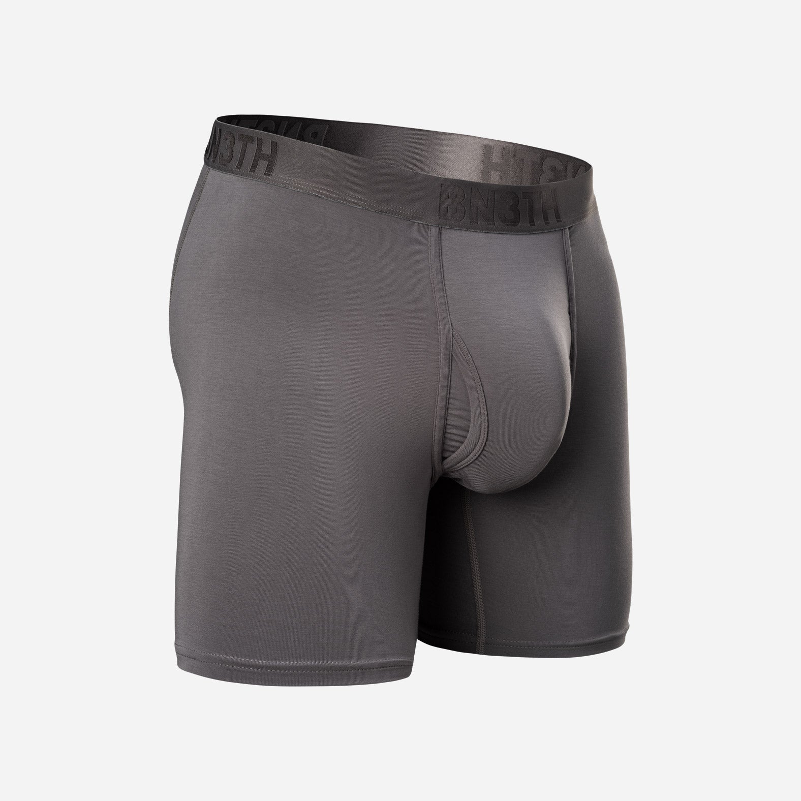 Classic Icon Boxer Brief With Fly: Gargoyle