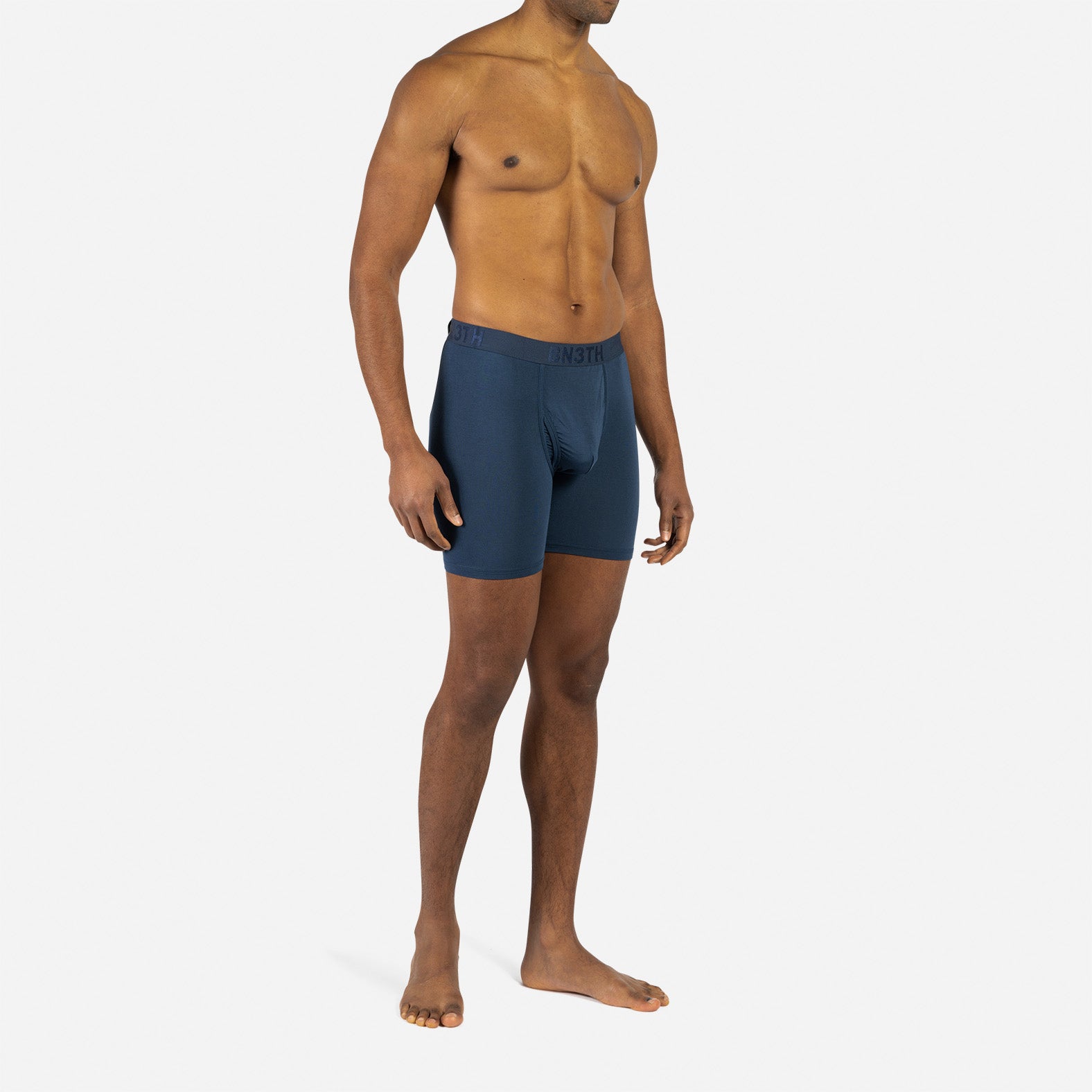 Classic Icon Boxer Brief With Fly: Navy
