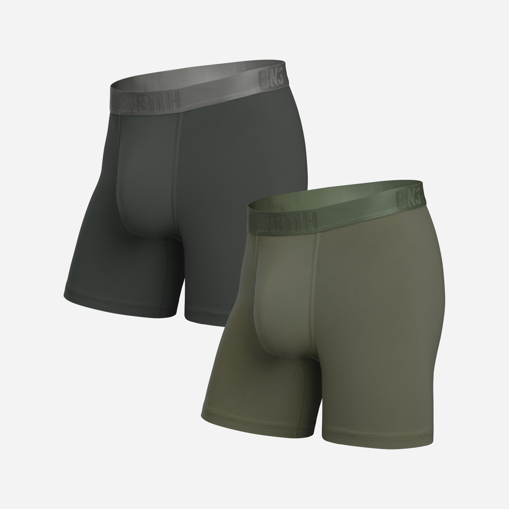 Classic Essentials Boxer Brief : Smoke Green/Fatigue 2 Pack
