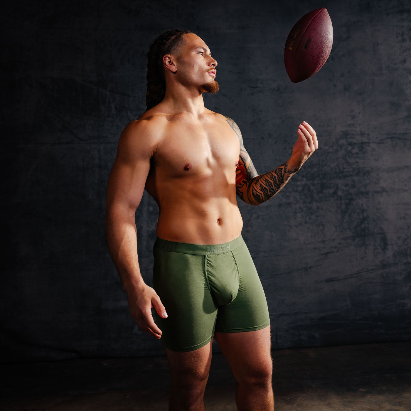 Classic Icon Boxer Brief: Bronze Green