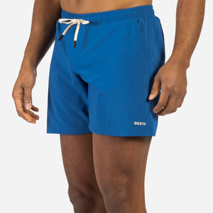Agua Volley X 2N1 Swim Short 5”: Quartz Blue