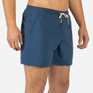 Agua Volley X 2N1 Swim Short 5”: Navy