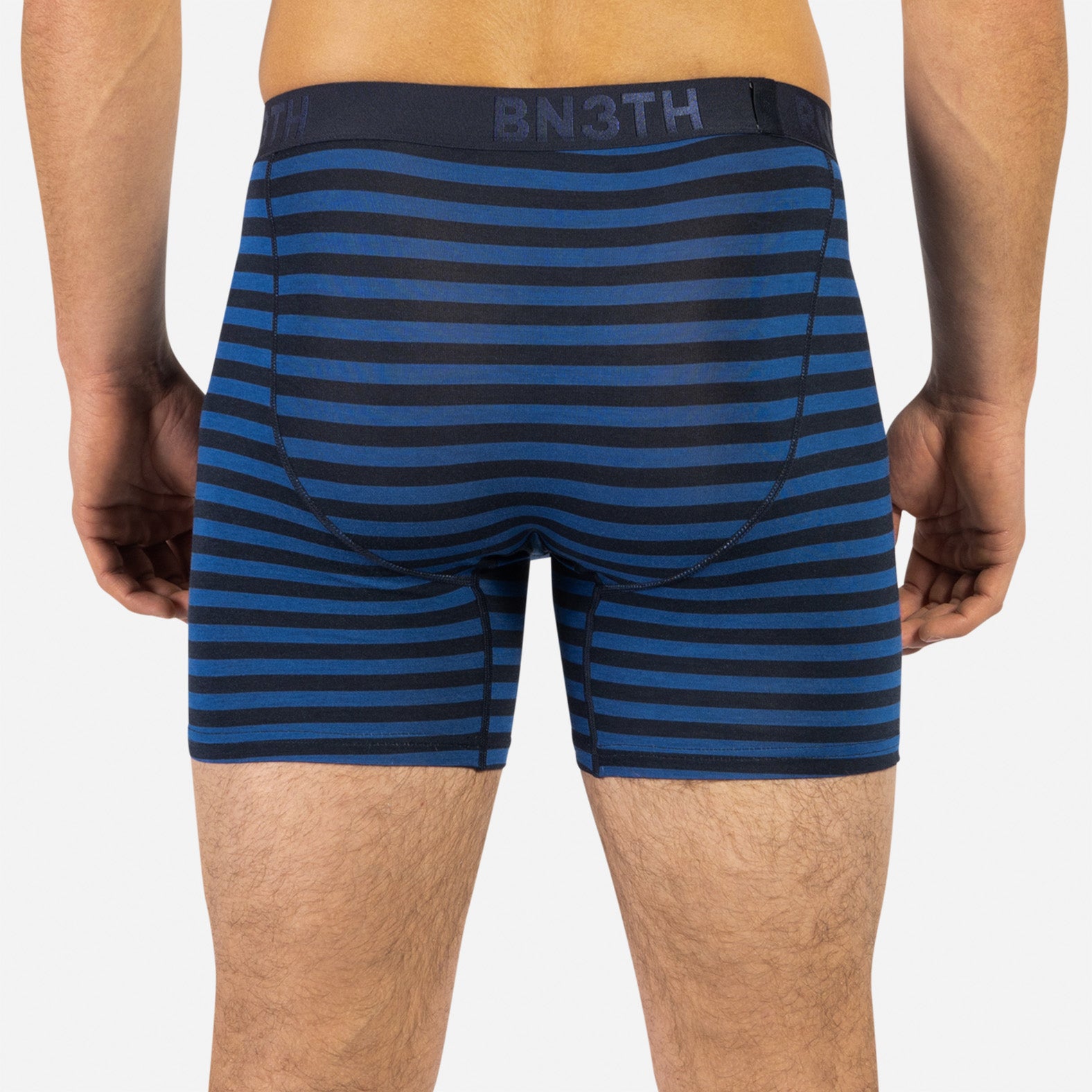 Classic Icon Boxer Brief: Traditional Stripe Quartz
