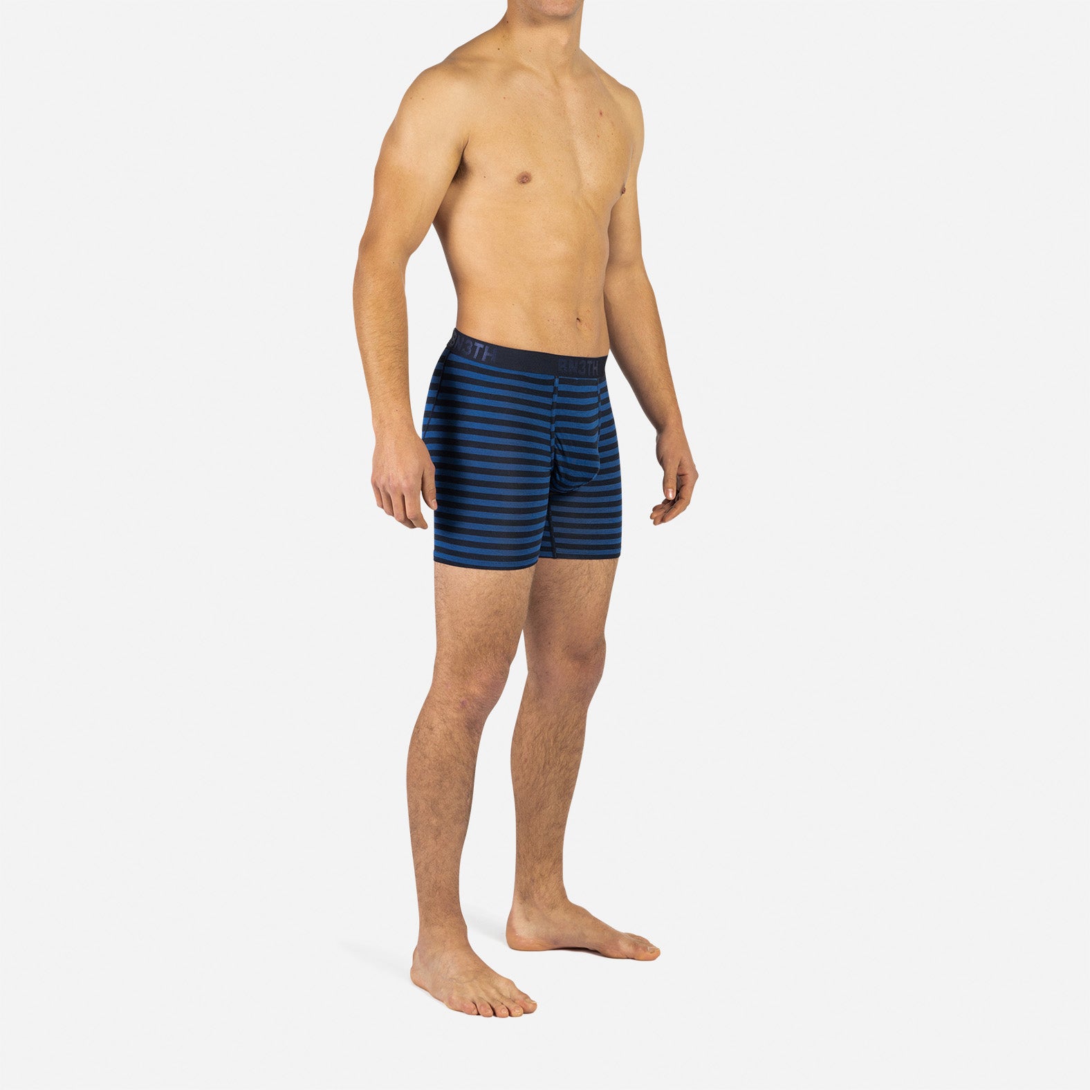 Classic Icon Boxer Brief: Traditional Stripe Quartz