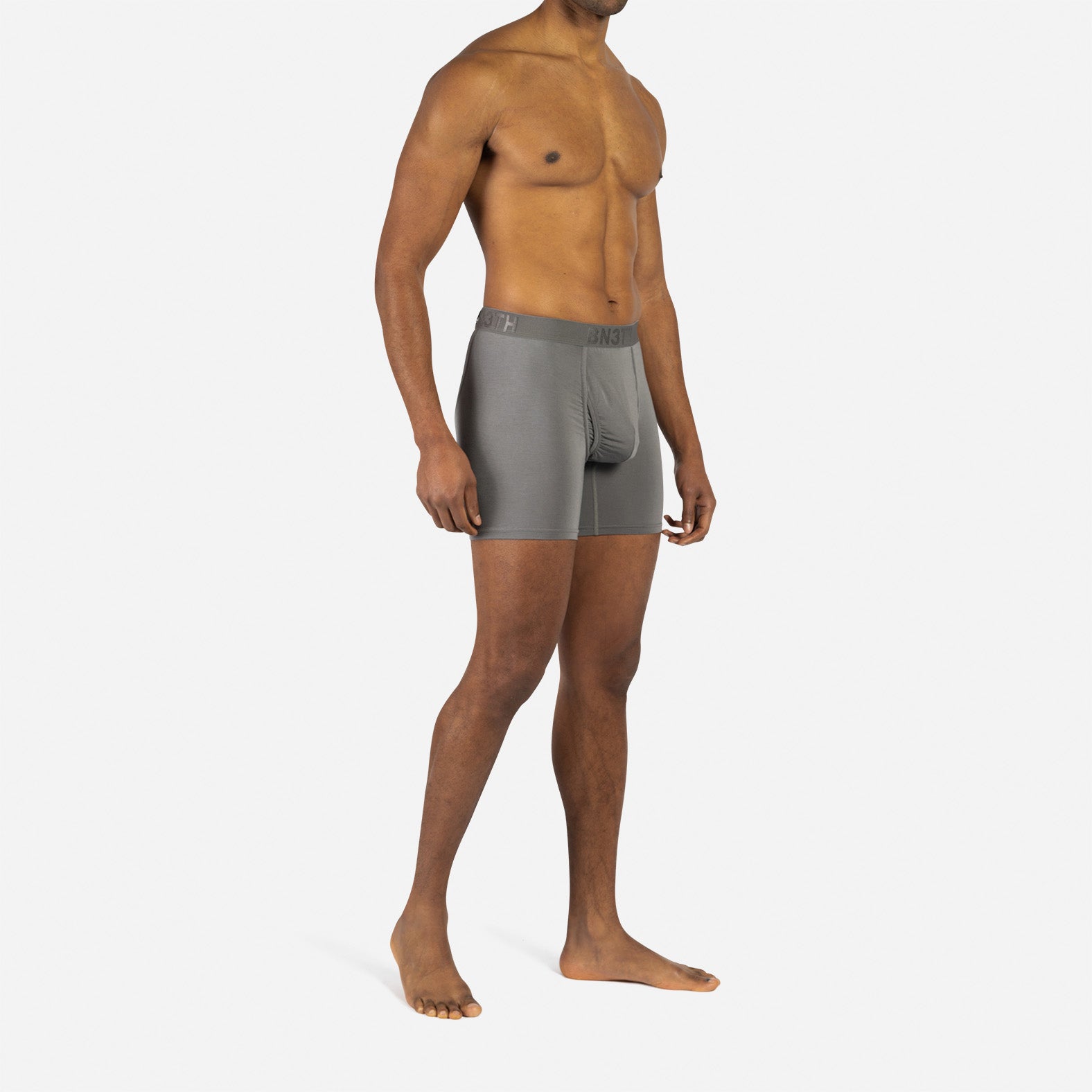 Classic Icon Boxer Brief With Fly: Gargoyle