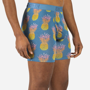 CLASSIC BOXER BRIEF WITH FLY: PINEAPPLE FADE FOG