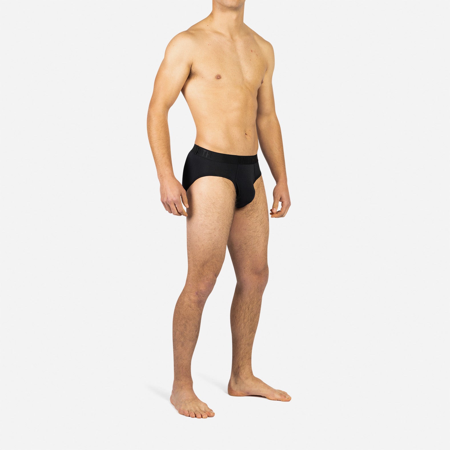 CLASSIC BRIEF WITH FLY: BLACK