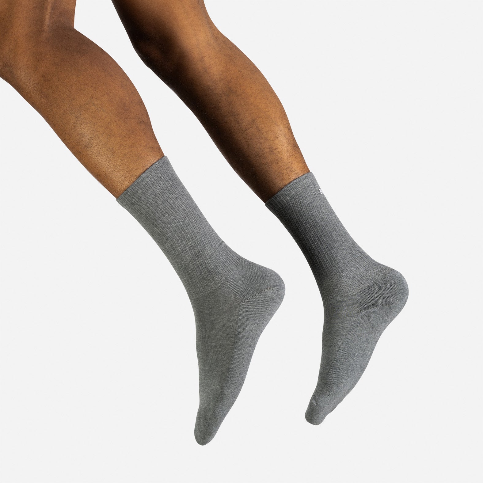 CLASSIC CREW SOCK: HEATHER GRAY