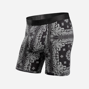 Classic Icon Boxer Brief With Fly: Bandana Black