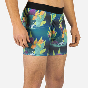 Pro Agua X Boxer Brief: Cactus Floral Night