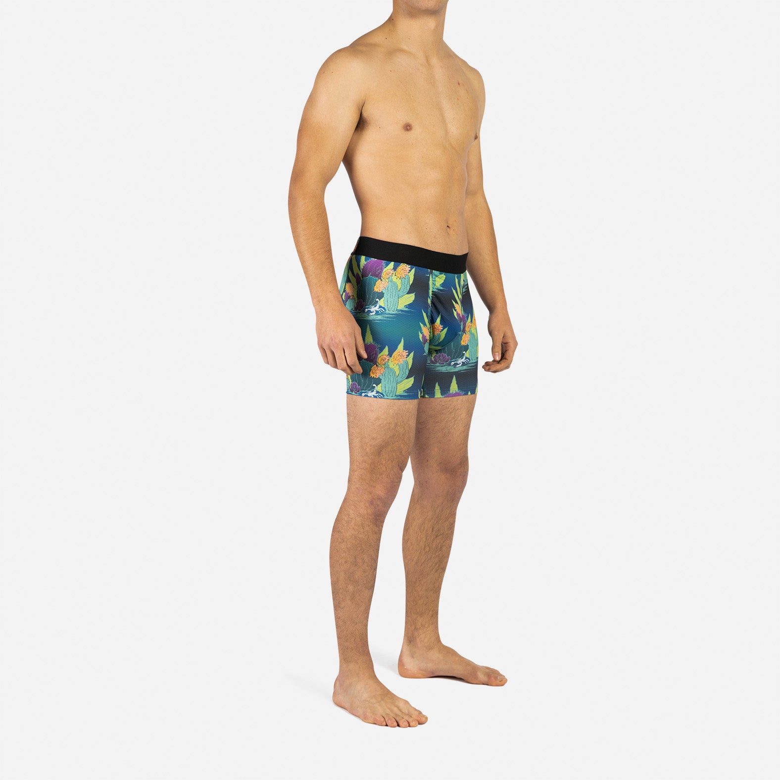 Pro Agua X Boxer Brief: Cactus Floral Night
