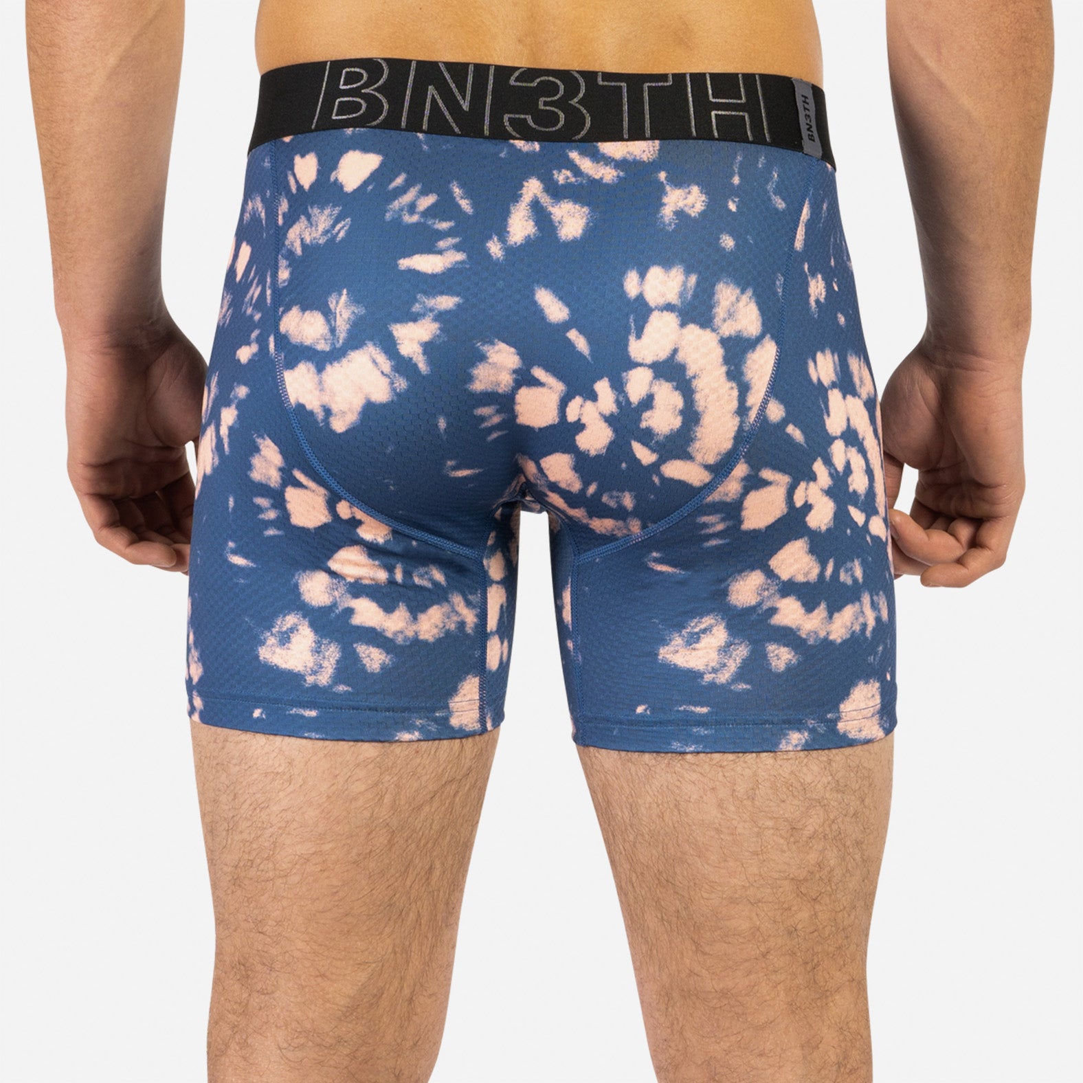 Entourage Boxer Brief: Tie Dye Navy Acid