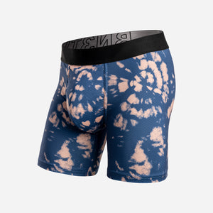 Pro Agua X Boxer Brief: Tie Dye Navy Acid