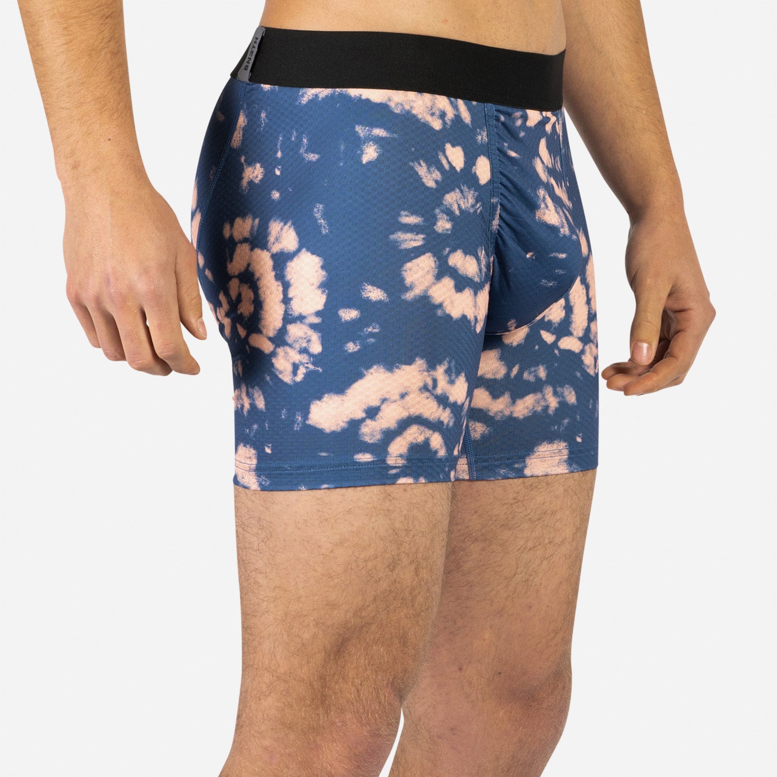 Pro Agua X Boxer Brief: Tie Dye Navy Acid