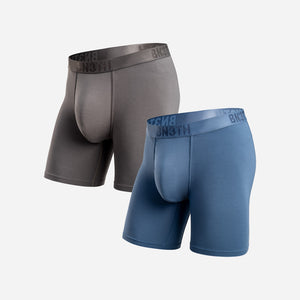 CLASSIC BOXER BRIEF: GARGOYLE/FOG 2 PACK