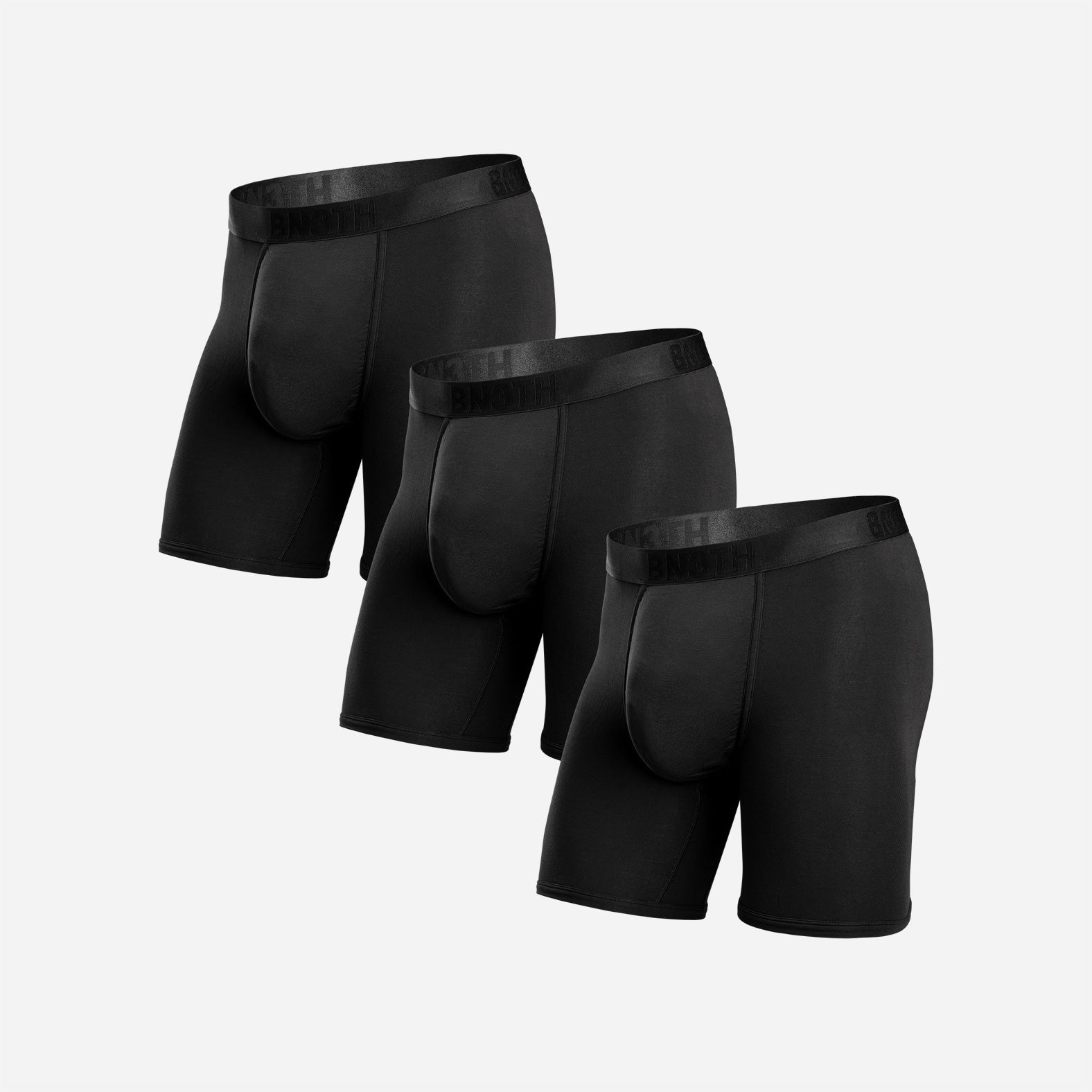 CLASSIC BOXER BRIEF: BLACK 3 PACK