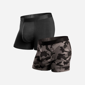 Classic Icon Trunk: Black/Covert Camo 2 Pack