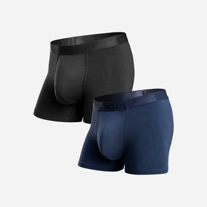 CLASSIC TRUNK: BLACK/NAVY 2 PACK