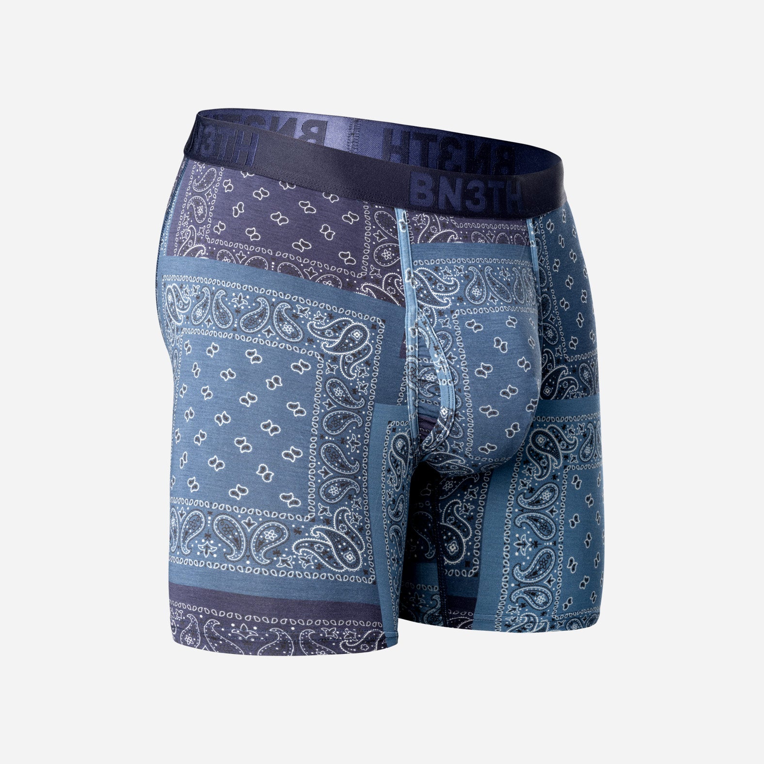 Classic Icon Boxer Brief With Fly: Cowboy Bandana Navy