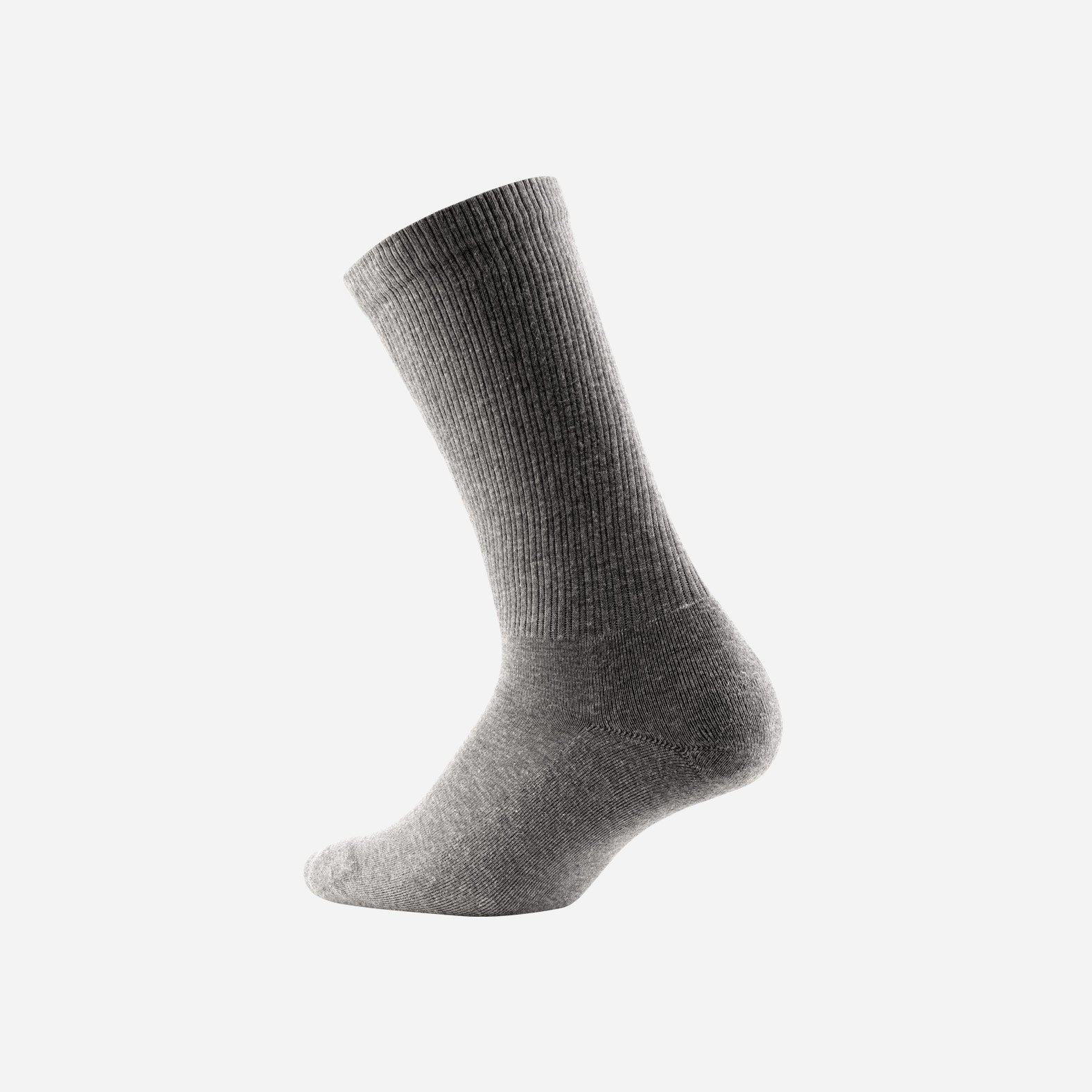 Classic Crew Sock: Heather Gray