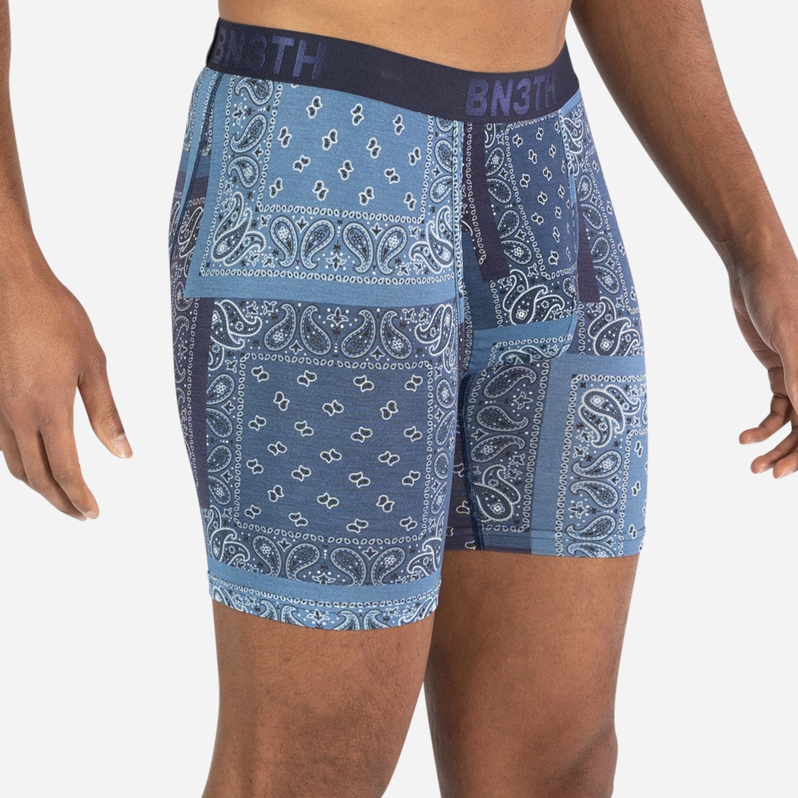Classic Icon Boxer Brief: Cowboy Bandana Navy