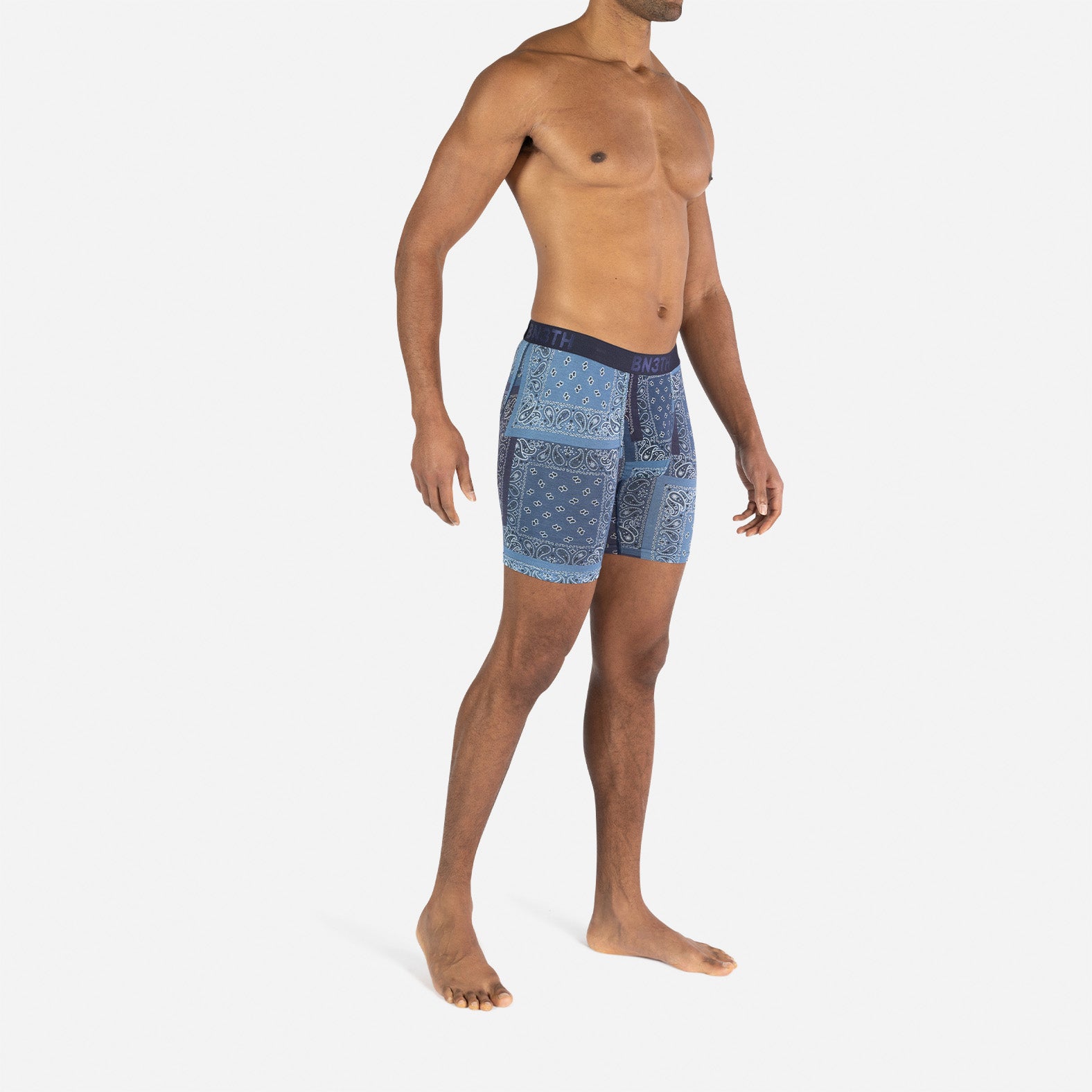 Classic Icon Boxer Brief: Cowboy Bandana Navy