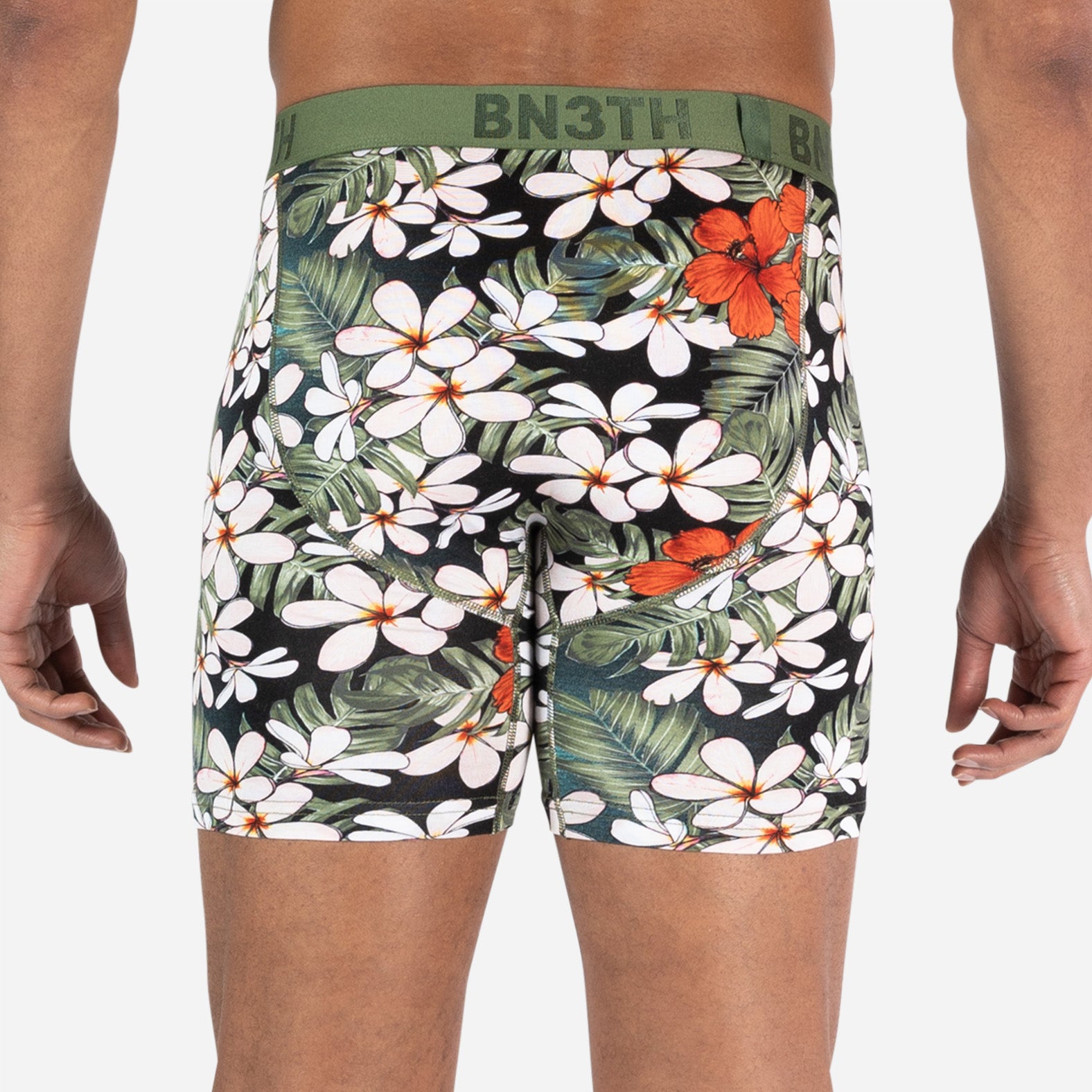 Classic Icon Boxer Brief With Fly: Hibiscus Paradise Indo