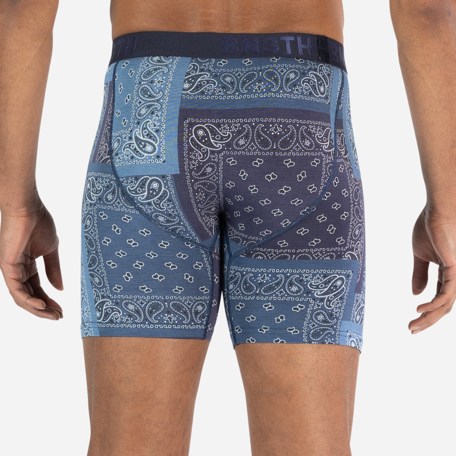 Classic Icon Boxer Brief: Cowboy Bandana Navy