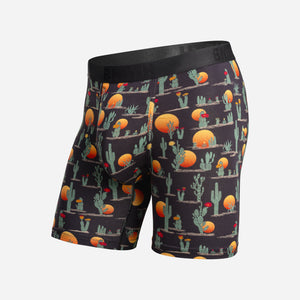 Classic Icon Boxer Brief : Cacti Black