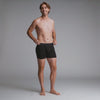 Cotton Essentials Boxer Brief : Black/Heather Gray/White 3 Pack