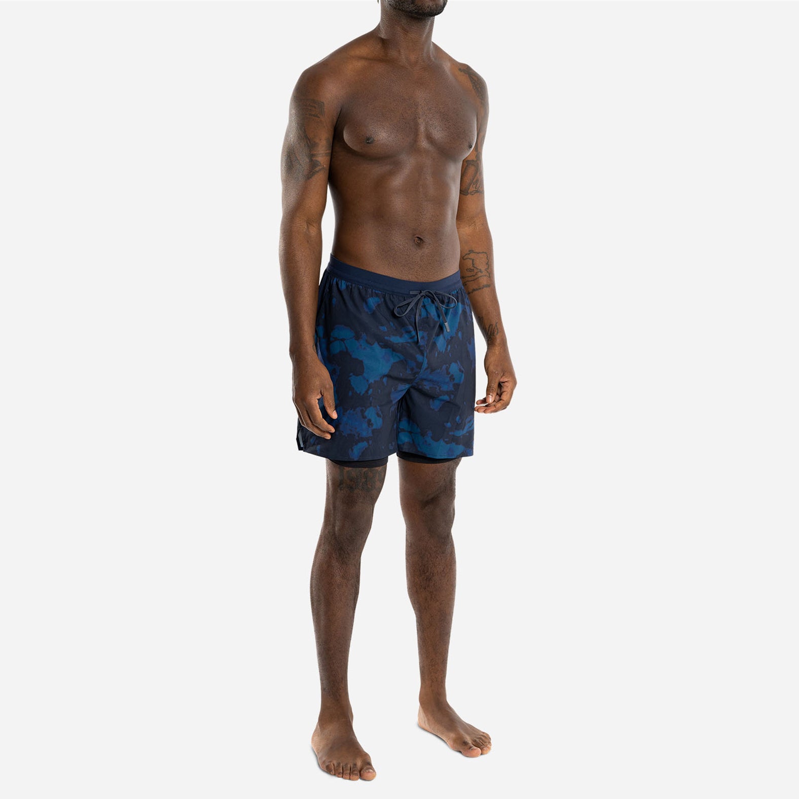 RUNNER'S HIGH 2n1 SHORT: WASHED OUT NAVY