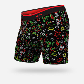 CLASSIC BOXER BRIEF: NEON CHRISTMAS