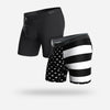 CLASSIC BOXER BRIEF: BLACK/INDEPENDENCE BLACK 2 PACK