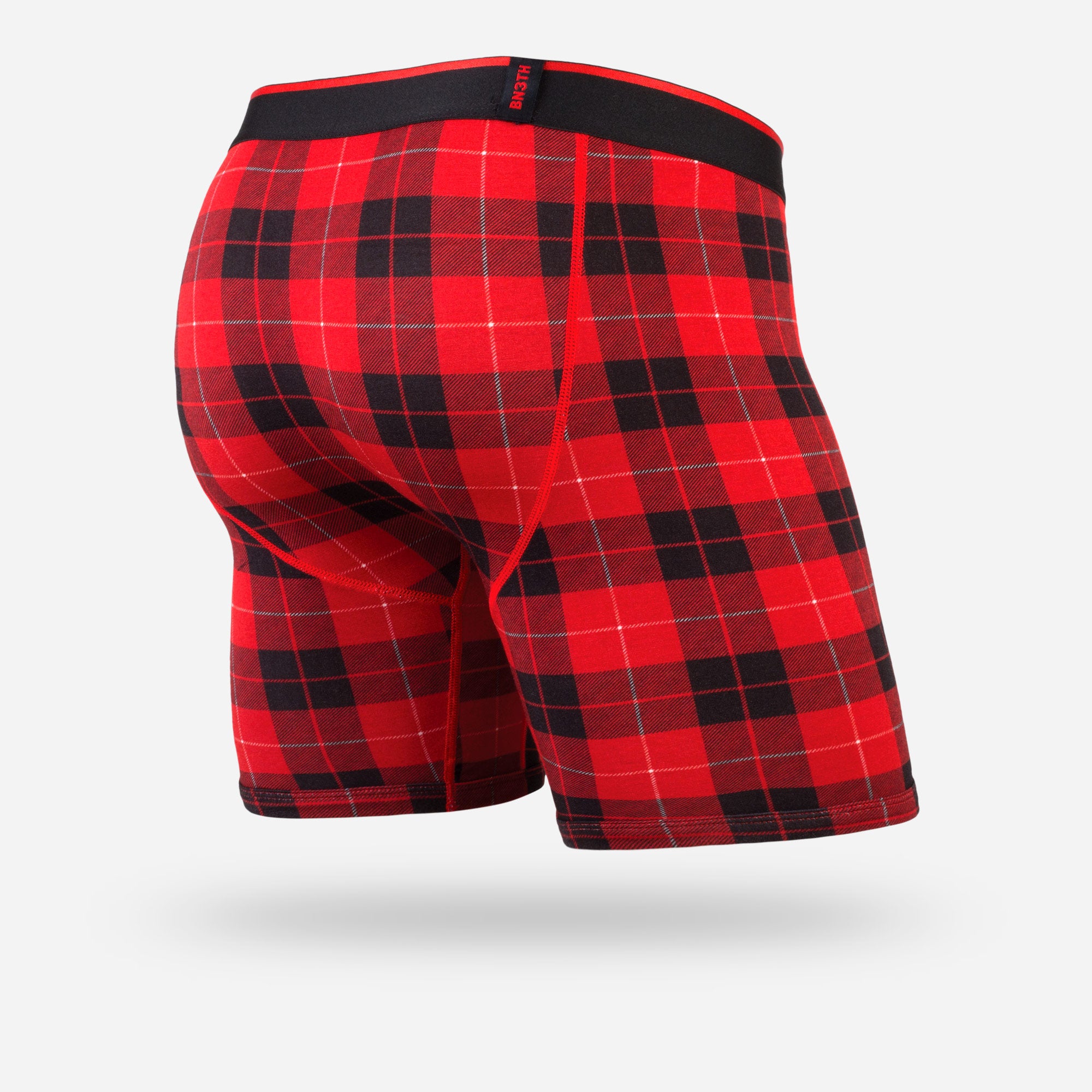 CLASSIC BOXER BRIEF: FIRESIDE PLAID RED