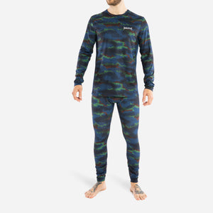 PRO LONG SLEEVE: HEX CAMO NAVY